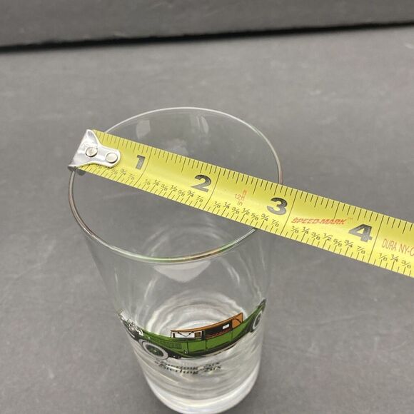 Vtg Anchor Hocking Glass Tumbler Collectible Antique Car Sterling Six Replace - Picture 6 of 7
